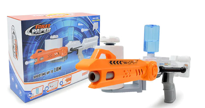 Children's Toilet Paper Launcher Plastic Toy: Ultimate Fun for Kids!