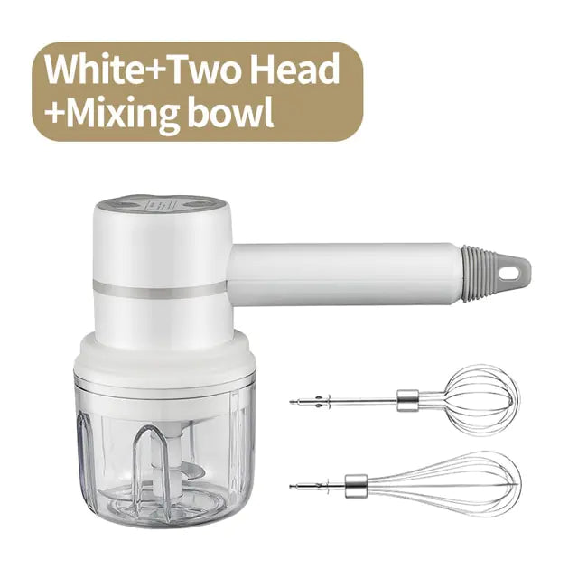 Wireless Portable Food Mixer – Handheld Electric Blender for Easy Mixing and Baking