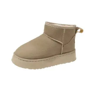 Anti-skid Sheepskin Snow Boots