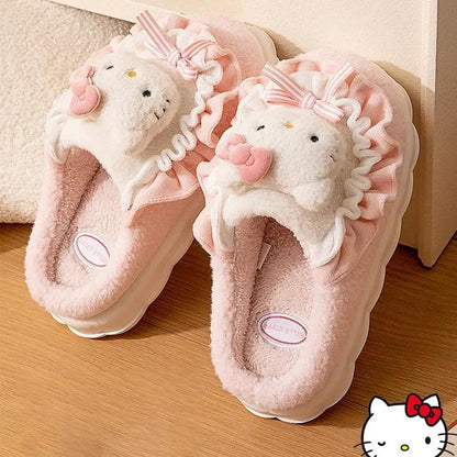 Sanrio Hello Kitty Home Fuzzy Slippers