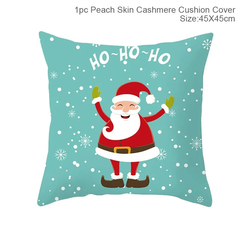 Cozy Up with Our Festive Cartoon Christmas Pillow Cover 🎄✨