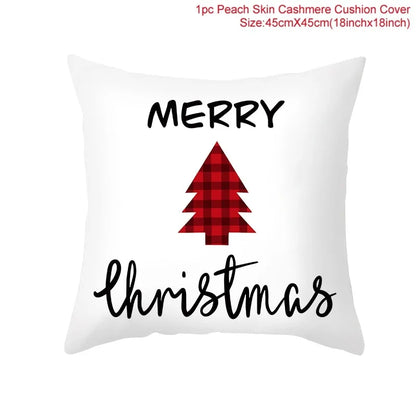 Cozy Up with Our Festive Cartoon Christmas Pillow Cover 🎄✨