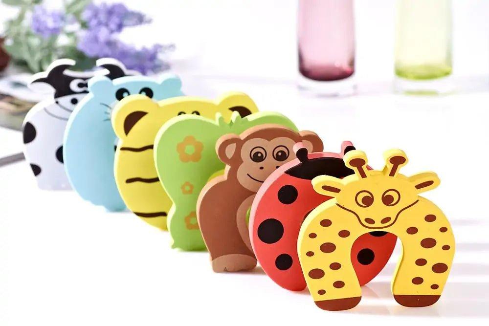 7Pcs/Lot Cute Animal Door Stopper Baby Safety Set