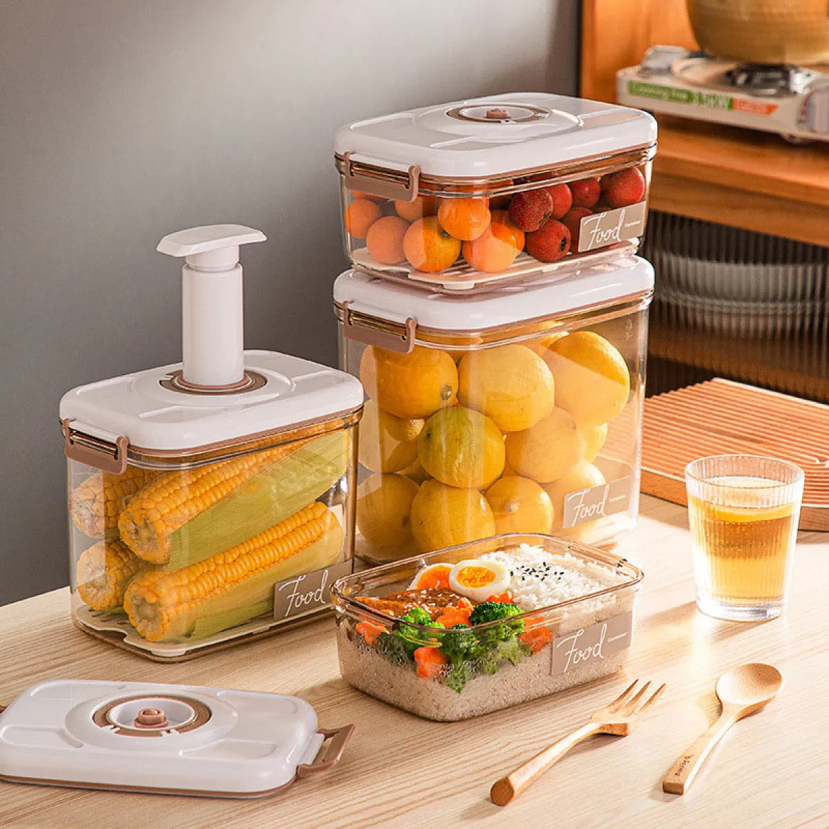 Vacuum Sealed Food Storage Box – Airtight, Stackable, and Durable - Home Kartz