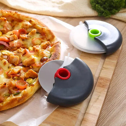 Stainless Steel Pizza Cutters - Effortless, Precise Slicing with Sharp Blade