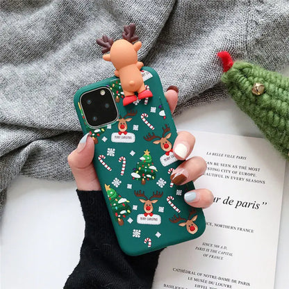 Protect and Celebrate with the Christmas Silicone Phone Case 🎄📱