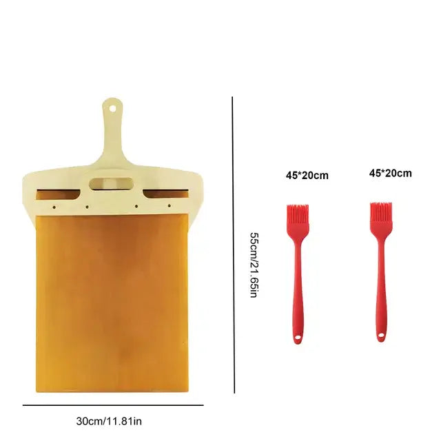 Premium Wooden Pizza Spatula for Easy Transfer and Serving – Ideal Kitchen Tool