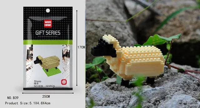 Mini 3D Animal Building Blocks