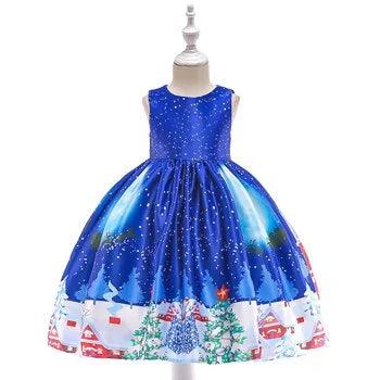 Cartoon Cosplay Snowflake Princess Dress - Become a Winter Wonderland Royalty