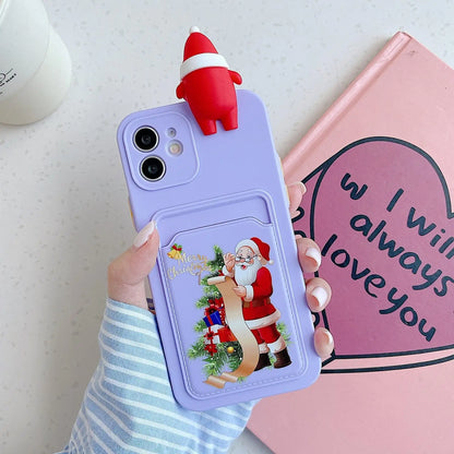 Jelly Cases: Stylish 3D Christmas Card Case – Protect Your Phone with Love 🎄📱