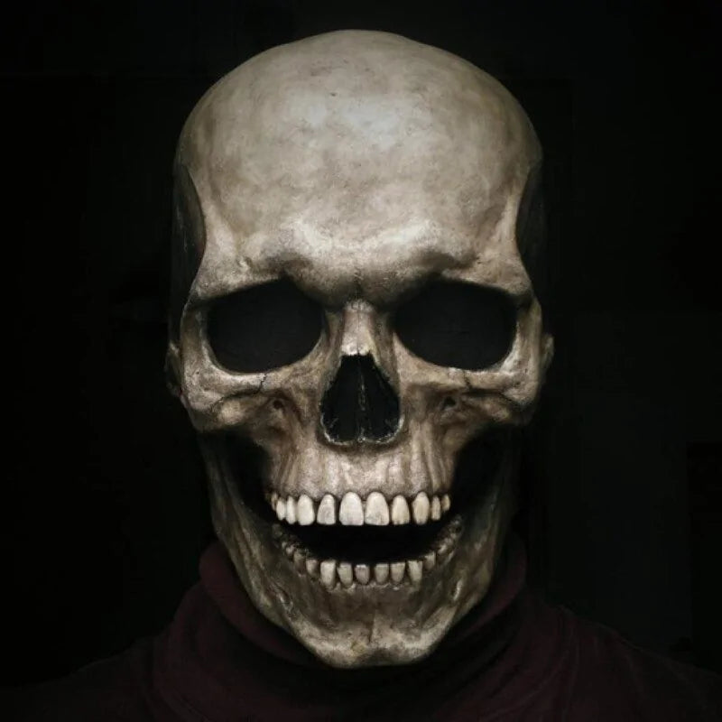 Full Head Skull Skeleton Mask - Realistic Halloween Mask