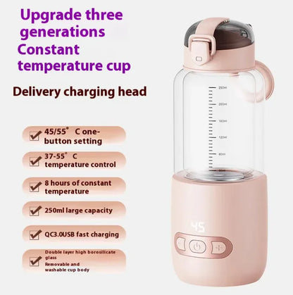 Portable Baby Milk Mixer: Effortless & Precise Milk Preparation for Your Baby On-the-Go! 🍼✨