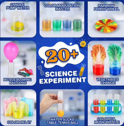 Educational Games: Science & Chemistry Toys Kit for Kids - STEM Lab Experiments - Home Kartz