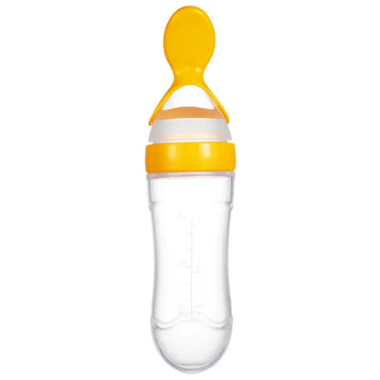 Effortless Feeding with Squeezing Feeding Bottle Silicone: Gentle, Leak-Proof & Convenient