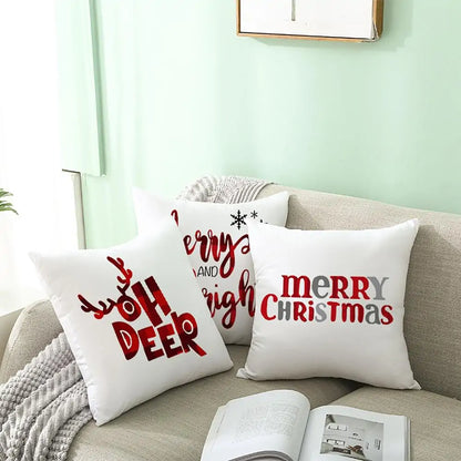 Cozy Up with Our Festive Cartoon Christmas Pillow Cover 🎄✨