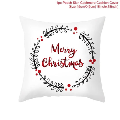 Cozy Up with Our Festive Cartoon Christmas Pillow Cover 🎄✨