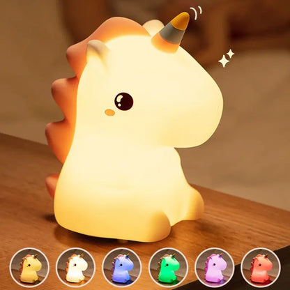 Adorable LED Night Light – Rechargeable and Portable for Kids and Adults