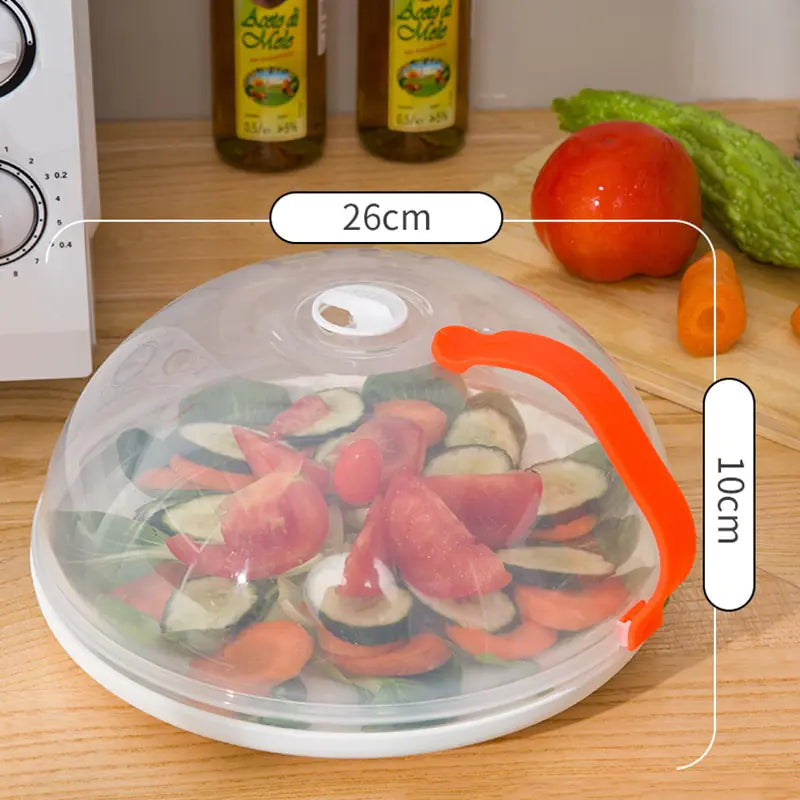 Microwave Food Cover – Mess-Free, BPA-Free Plate Cover for Spotless Microwaves - Home Kartz