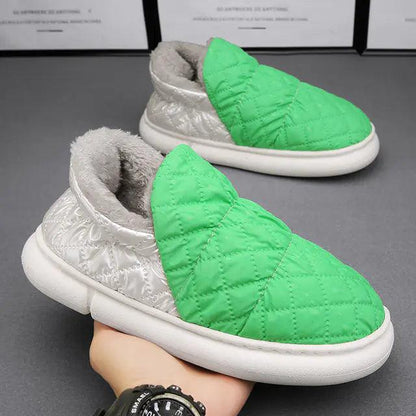 Waterproof Plush Slip - on Shoes