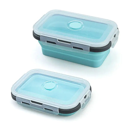 Collapsible Bento Box – Versatile Silicone Food Storage Containers for All Temperatures