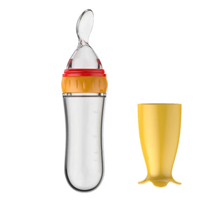 Effortless Feeding with Squeezing Feeding Bottle Silicone: Gentle, Leak-Proof & Convenient - Home Kartz