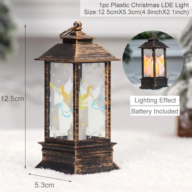 Illuminate Your Home with Christmas Lantern Light – Warm Festive LED Holiday Décor