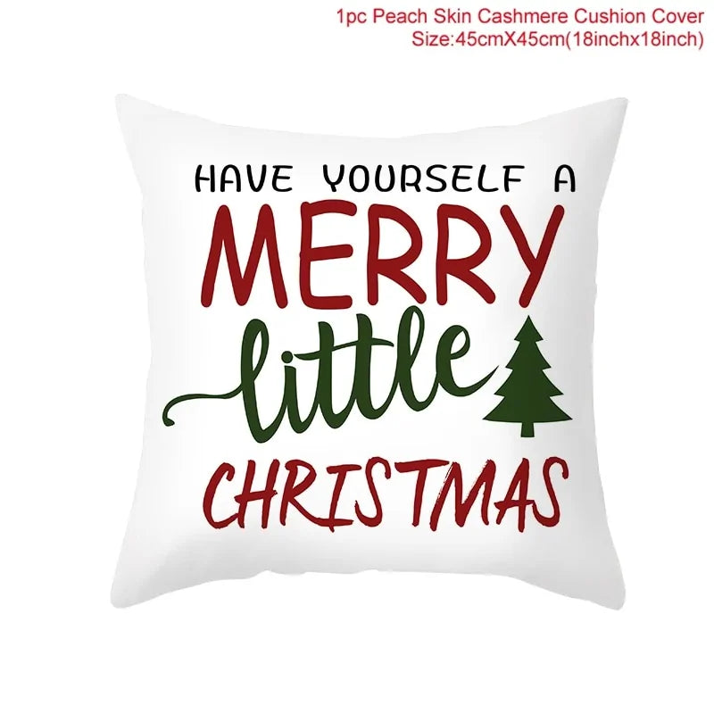 Cozy Up with Our Festive Cartoon Christmas Pillow Cover 🎄✨