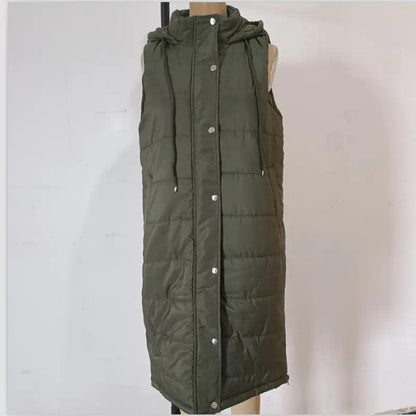 Long with Hood Outdoor Vest