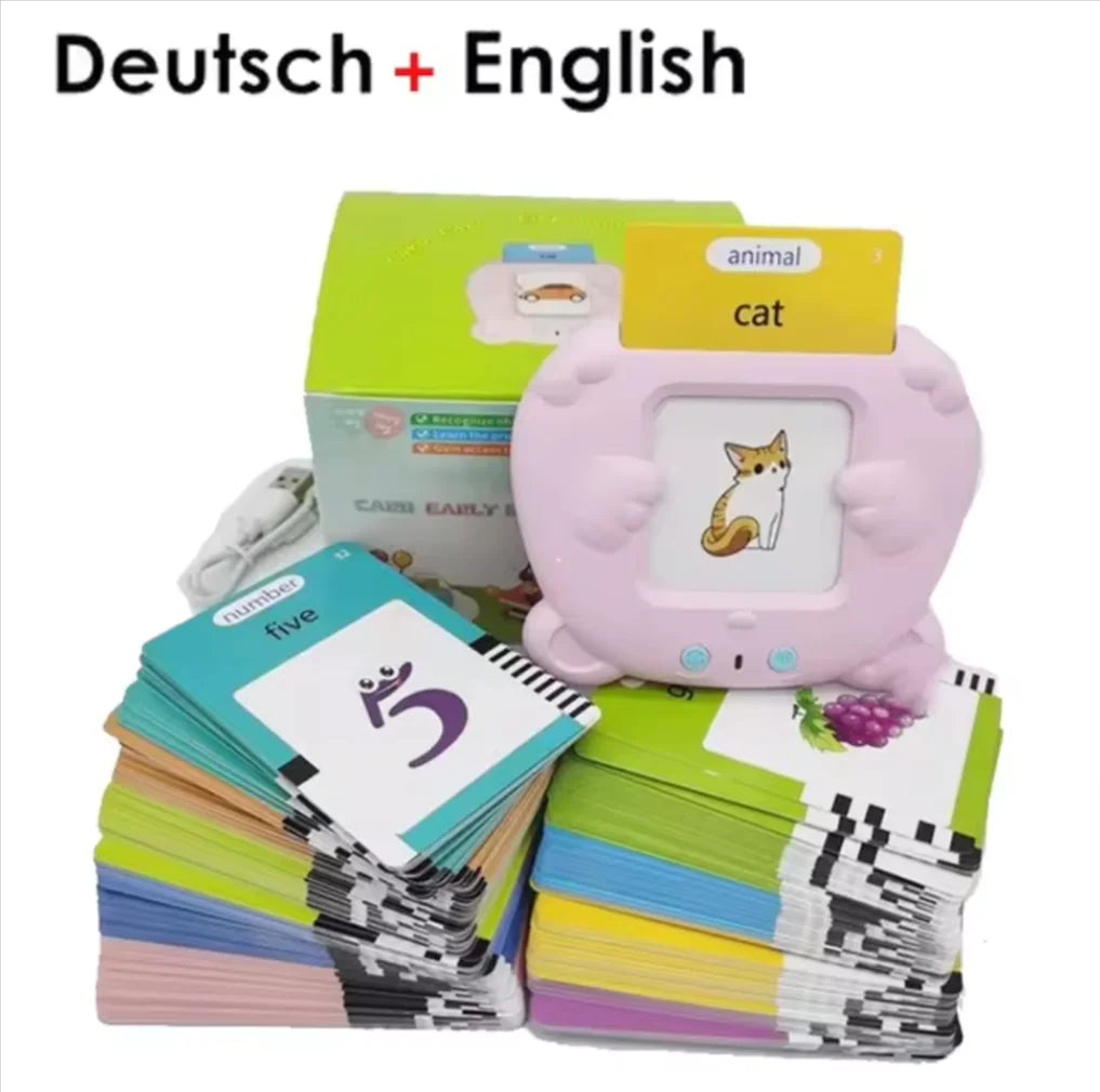 Multilingual Learning Flash Cards for Kids - English, German Audio Fun