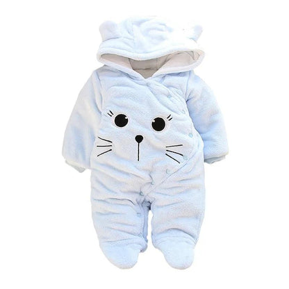 LZH Baby Winter Overall Long Sleeve Infant Clothing