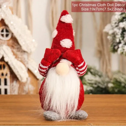 Gnome Christmas Faceless Doll – Whimsical Holiday Decoration for Festive Cheer | Perfect Holiday Gift