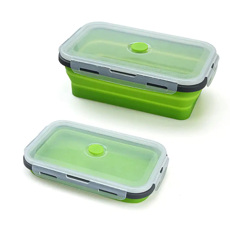 Collapsible Bento Box – Versatile Silicone Food Storage Containers for All Temperatures