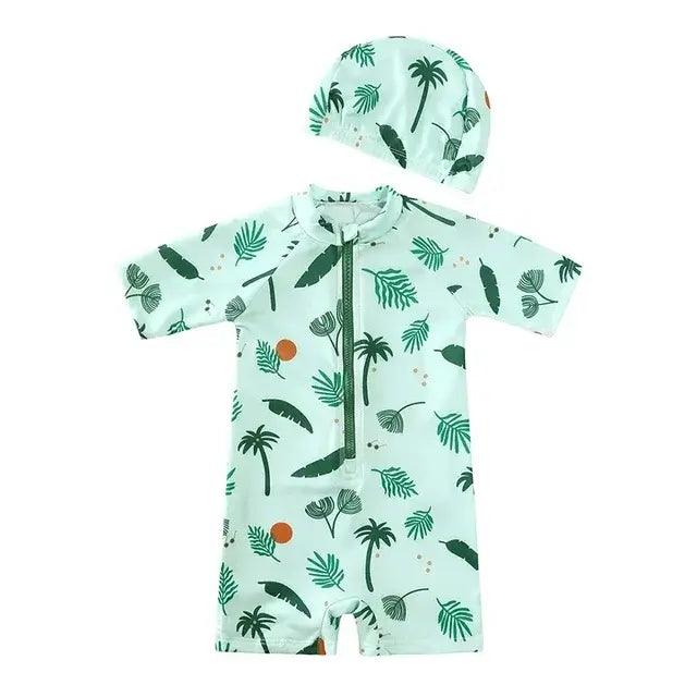 Baby Boy Swimsuit One Piece Swimming Jumpsuit