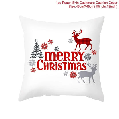 Cozy Up with Our Festive Cartoon Christmas Pillow Cover 🎄✨