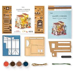 Explore Your Creativity with the Rolife DIY Miniature House Kit: Emily's Flower Shop 🌸🏡