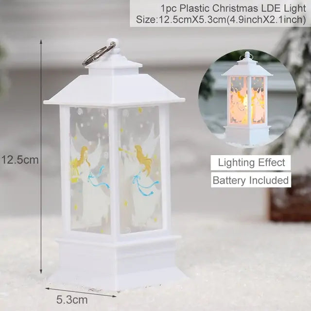 Illuminate Your Home with Christmas Lantern Light – Warm Festive LED Holiday Décor