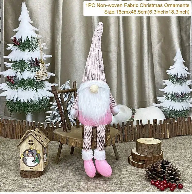 Gnome Christmas Faceless Doll – Whimsical Holiday Decoration for Festive Cheer | Perfect Holiday Gift