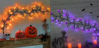 Spooky Pumpkin LED String Lights – Perfect Halloween Decoration for Indoors & Outdoors