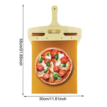 Premium Wooden Pizza Spatula for Easy Transfer and Serving – Ideal Kitchen Tool