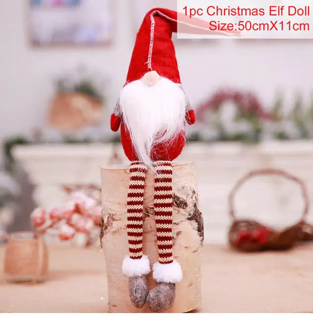 Gnome Christmas Faceless Doll – Whimsical Holiday Decoration for Festive Cheer | Perfect Holiday Gift