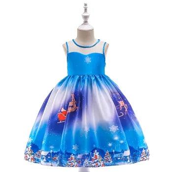 Cartoon Cosplay Snowflake Princess Dress - Become a Winter Wonderland Royalty