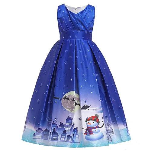 Charming Children's Christmas Dress – Festive Holiday Party Outfit for Girls