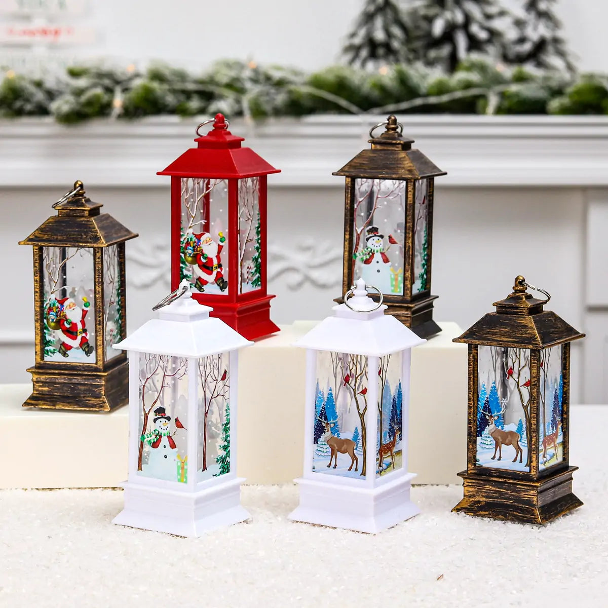 Illuminate Your Home with Christmas Lantern Light – Warm Festive LED Holiday Décor