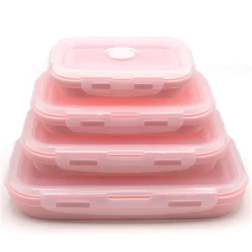 Collapsible Bento Box – Versatile Silicone Food Storage Containers for All Temperatures - Home Kartz