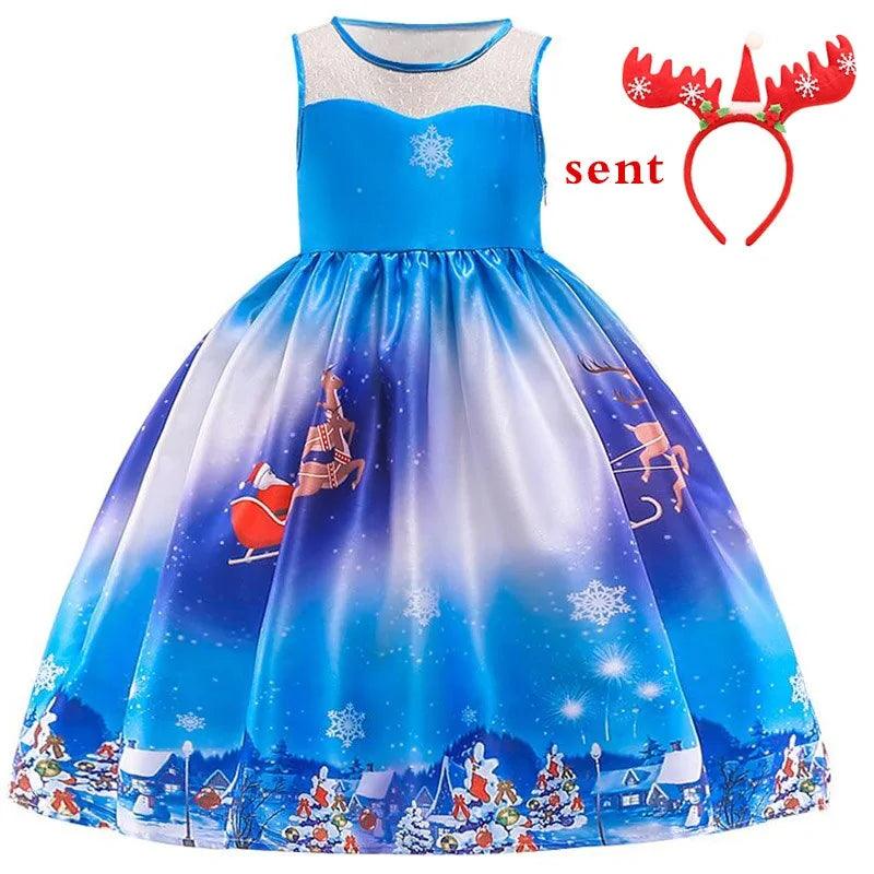 Princess Christmas Dress for Girls: Enchanting Holiday Elegance