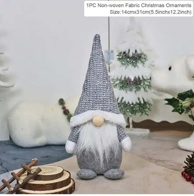 Gnome Christmas Faceless Doll – Whimsical Holiday Decoration for Festive Cheer | Perfect Holiday Gift