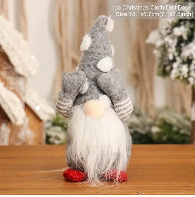 Gnome Christmas Faceless Doll – Whimsical Holiday Decoration for Festive Cheer | Perfect Holiday Gift