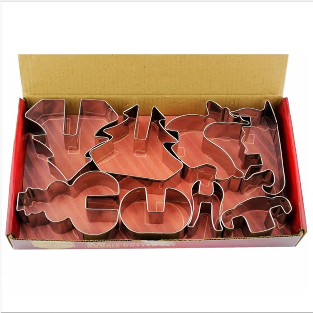 3D Christmas Cookie Cutter Set – Create Festive & Fun Holiday Treats 🎄🍪