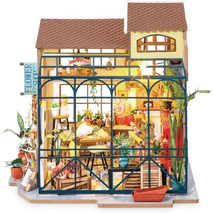 Explore Your Creativity with the Rolife DIY Miniature House Kit: Emily's Flower Shop 🌸🏡 - Home Kartz