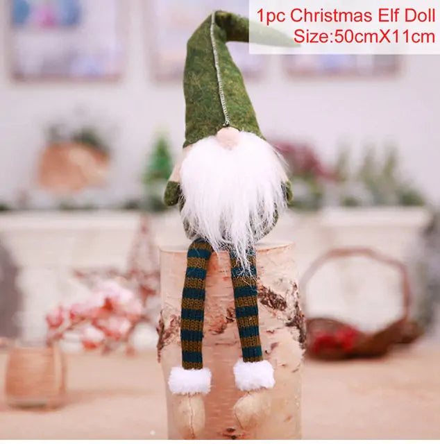 Gnome Christmas Faceless Doll – Whimsical Holiday Decoration for Festive Cheer | Perfect Holiday Gift